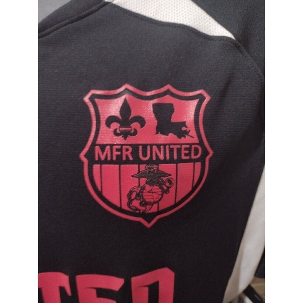 New NWT Nike Dri Fit MFR UNITED #13 Men's Soccer Jersey Shirt 2XL Black - Picture 4 of 13